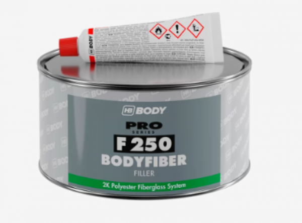 BODY- F250, FIBER FILLER, 0.25/1